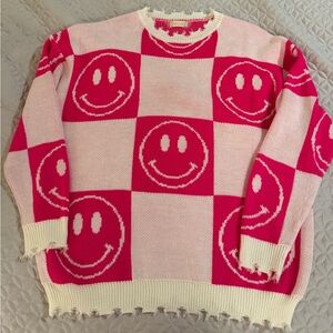 Altar’d State oversized smiley sweater size L